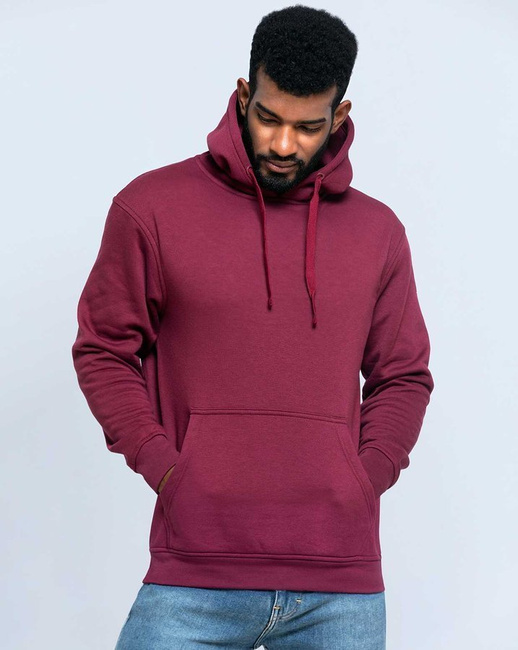 Bluza męska KANGURKA Z KAPTUREM JHK pomarańczowa
