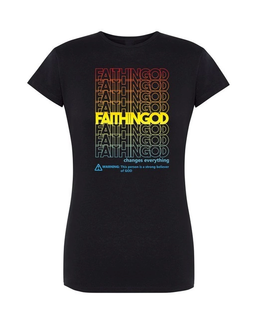 T-shirt damski FAITH IN GOD koszulka WIARA