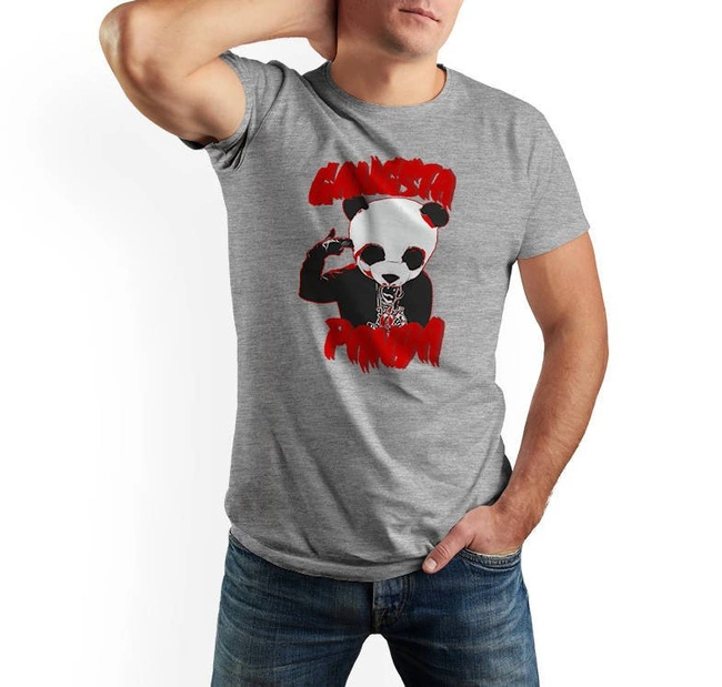 T-shirt męski GANGSTA PANDA