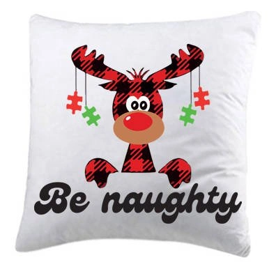 Poduszka świąteczna ze zwierzętami wzór 16