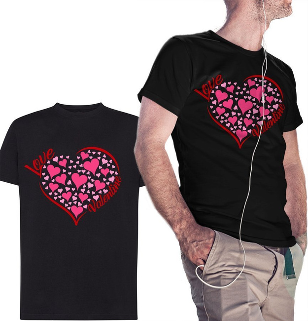 Koszulka dla niego LOVE VALENTINE, prezent