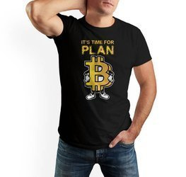 Koszulka męska BITCOIN kryptowaluty t-shirt