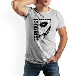 Koszulka męska JOKER t-shirt WHY SO SERIOUS?