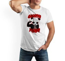 T-shirt męski GANGSTA PANDA