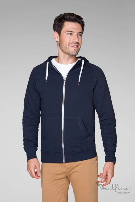 Voyage bluza męska rozpinana w kolorze szary melanż MALFINI