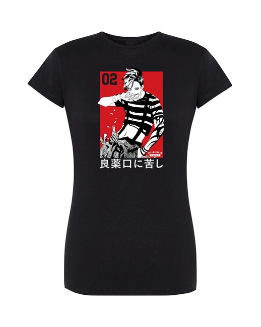 Koszulka damska czarna ANIME manga PSYCHO t-shirt