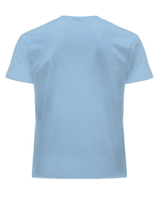 Koszulka męska z krótkim rękawem pastelowa błękitna | JHK Regular T-Shirt Man - efektBHP.pl