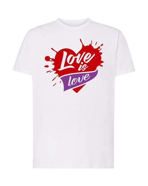 Koszulka męska LOVE IS LOVE, dla zakochanych