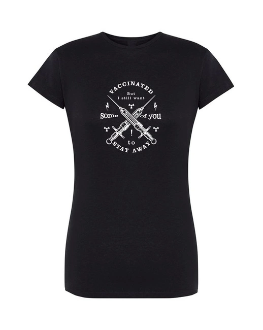 Koszulka damska VACCINATED t-shirt szczepionka