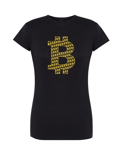 T-shirt damski BITCOIN koszulka kryptowaluty 