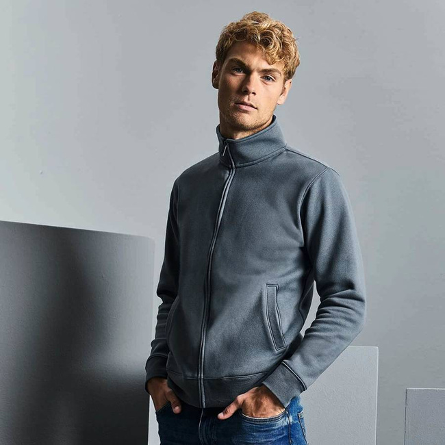 Bluza męska rozpinana bez kaptura Authentic czarna Russell