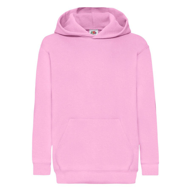 Bluza dziecięca Classic Hooded w kolorze jasnoróżowym Fruit of the Loom