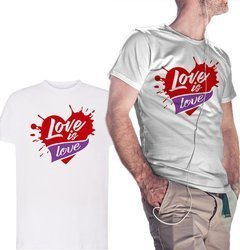 Koszulka męska LOVE IS LOVE, dla zakochanych