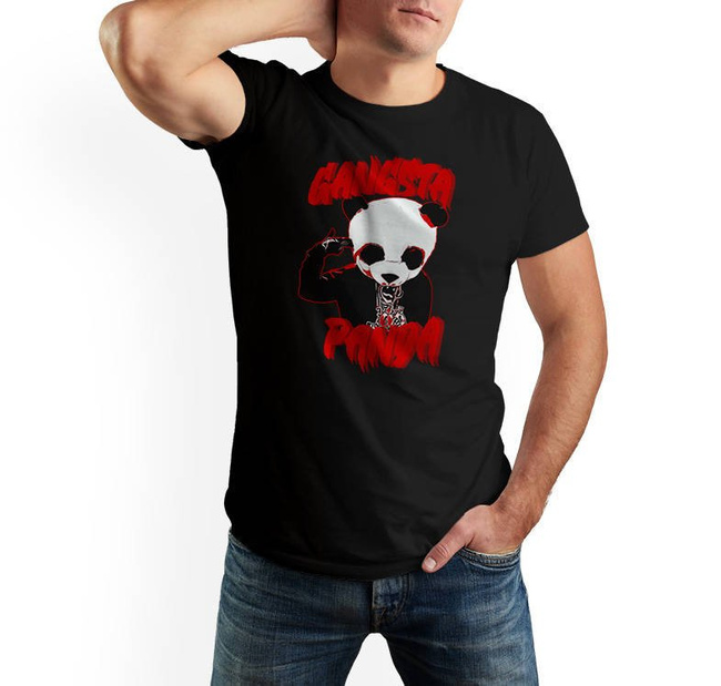 T-shirt męski GANGSTA PANDA
