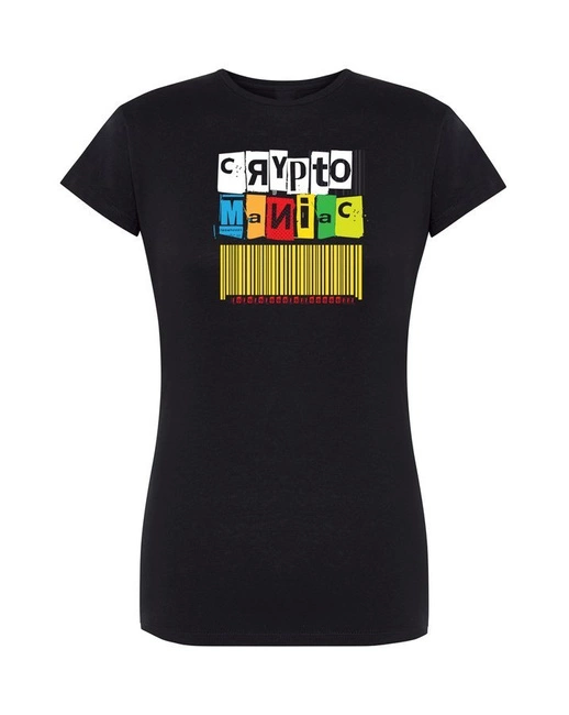 Koszulka damska CRYPTOMANIAC t-shirt krypto