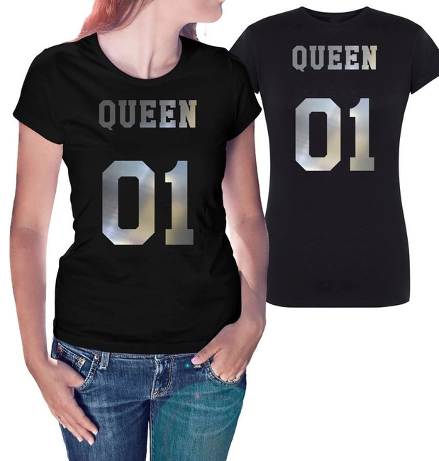 Koszulka walentynkowa dla niej Queen 01 Silver