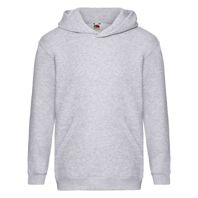 Bluza dziecięca Premium Hooded szara Fruit of the Loom