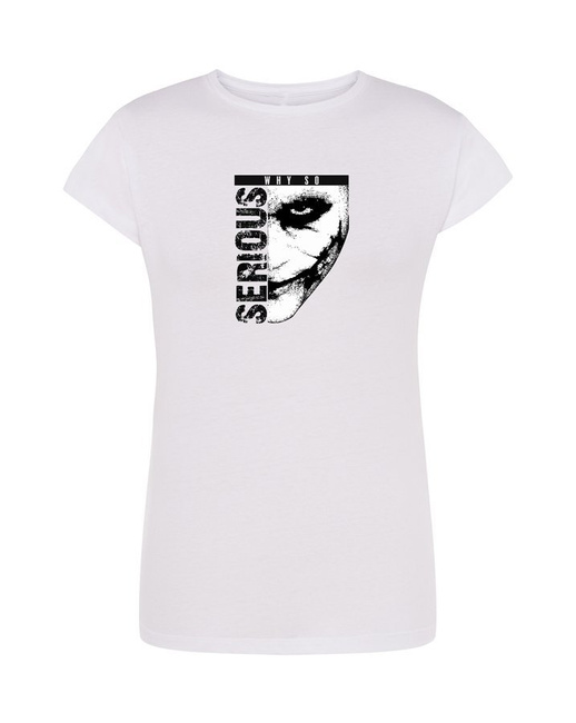 Koszulka damska JOKER t-shirt WHY SO SERIOUS?
