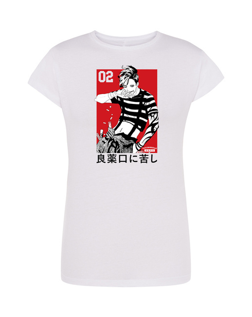 Koszulka damska biała ANIME manga PSYCHO t-shirt