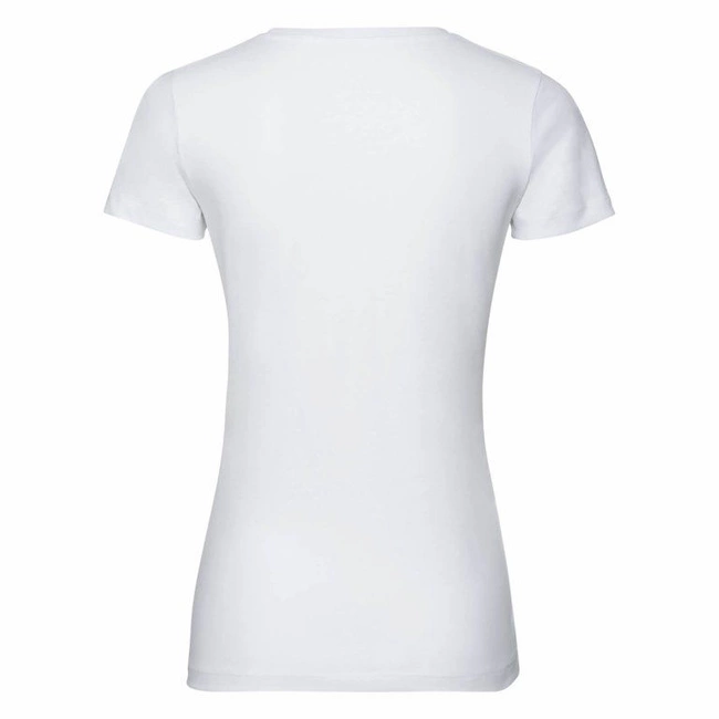 Bawełniana koszulka damska Pure Organic w kolorze białym RUSSELL
