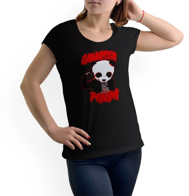 T-shirt damski GANGSTA PANDA