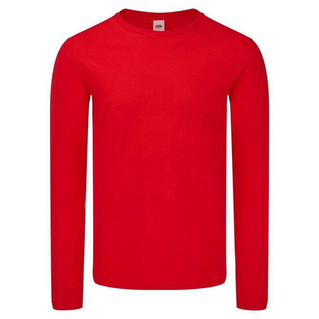 Koszulka męska z długim rękawem |  FRUIT OF THE LOOM Iconic Long Sleeve