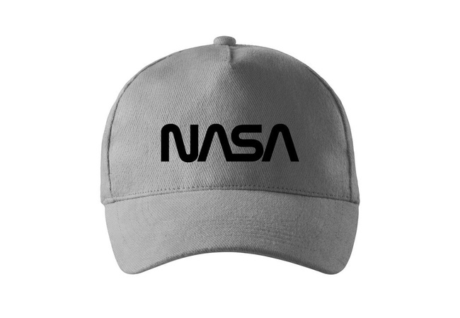 Czapka z daszkiem BEJSBOLÓWKA 5P - NASA szary melanż