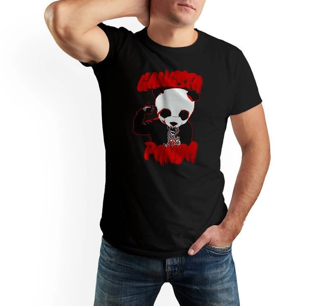 T-shirt męski GANGSTA PANDA