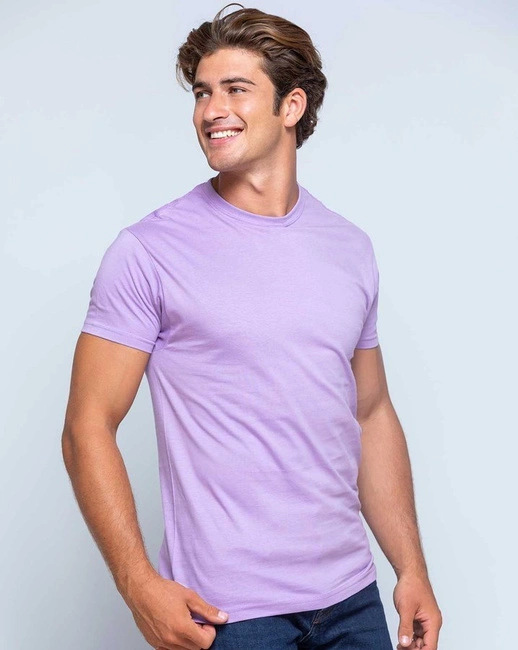 Malinowa koszulka męska, t-shirt, JHK Regular Premium