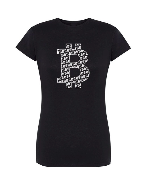 T-shirt damski BITCOIN koszulka kryptowaluty 