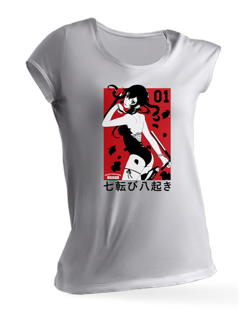 Koszulka damska biała ANIME manga SHOUJO t-shirt