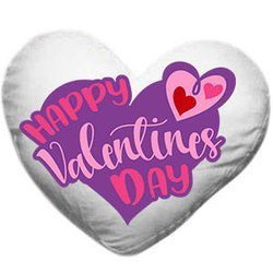 Poduszka serce na Walentynki Happy Valentine's Day