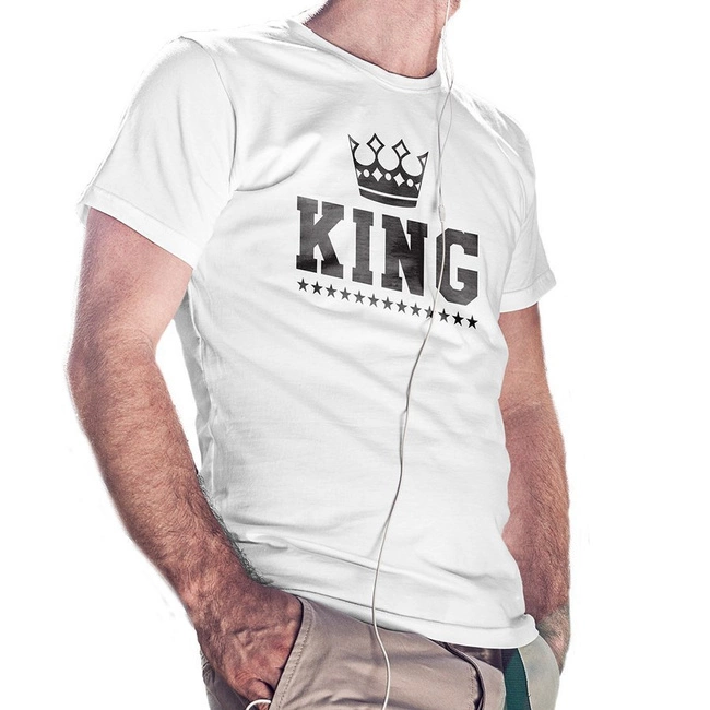Koszulka walentynkowa dla niego - KING 