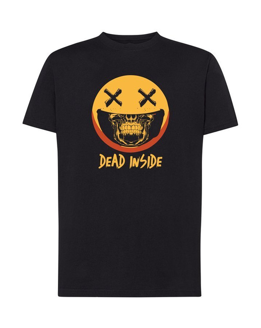 Koszulka męska z nadrukiem DEAD INSIDE