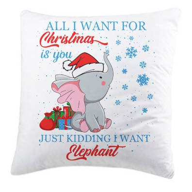 Poduszka świąteczna ze zwierzętami wzór 1