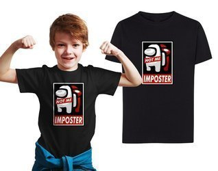 Koszulka dziecięca AMONG US Not Me - Imposter