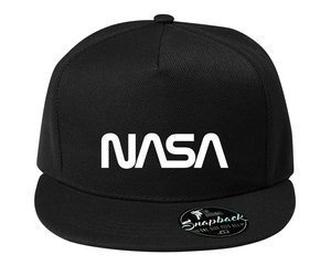 MODNA czapka z daszkiem 5P RAP - NASA kolor czarny