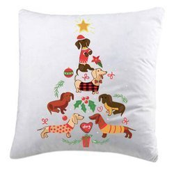 Poduszka świąteczna ze zwierzętami wzór 69