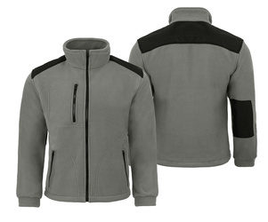 Gruby polar ze wzmocnieniami cynkowy/czarny FLRA 340