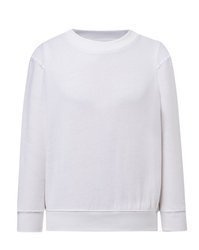 Bluza dziecięca bez kaptura KLASYCZNA w kolorze białym JHK