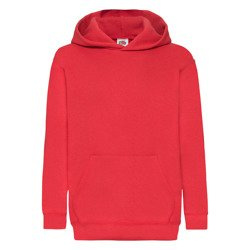 Bluza dziecięca Classic Hooded w kolorze czerwonym Fruit of the Loom