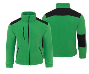 Gruby polar ze wzmocnieniami zieleń kelly/czarny FLRA 340