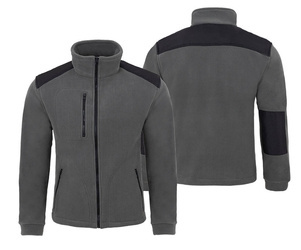 Gruby polar ze wzmocnieniami grafitowy/czarny FLRA 340