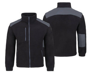 Gruby polar ze wzmocnieniami czarny/grafitowy FLRA 340