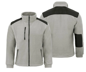 Gruby polar ze wzmocnieniami jasny szary/czarny FLRA 340