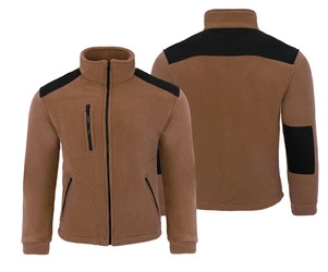 Gruby polar ze wzmocnieniami brązowy/czarny FLRA 340