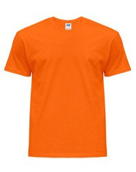 T-shirt męski JHK Regular Hit kolor pomarańczowy