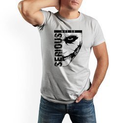 Koszulka męska JOKER t-shirt WHY SO SERIOUS?