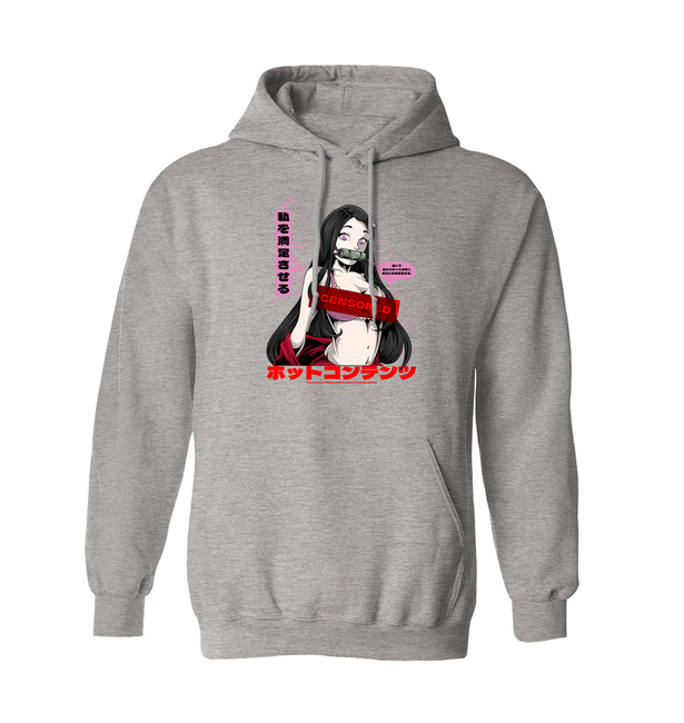 Bluza ANIME Demon Slayer Nezuko KIMETSU NO YAIBA szara