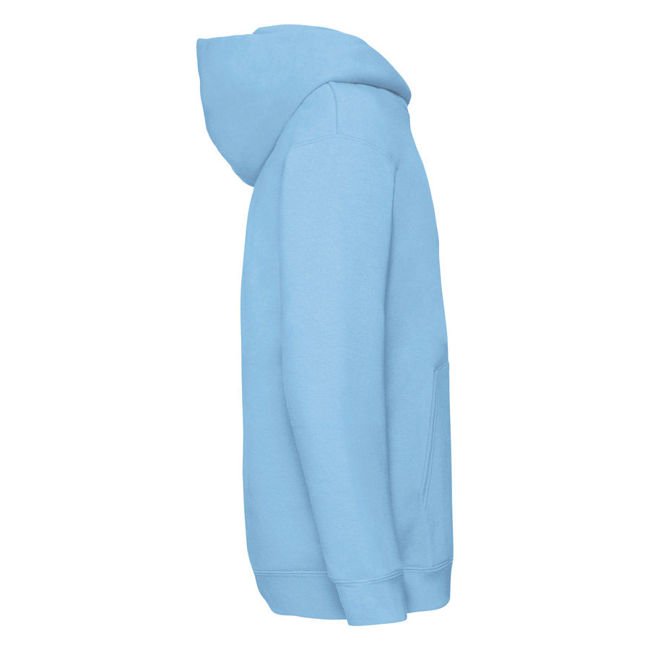 Bluza dziecięca Premium Hooded błękitna Fruit of the Loom